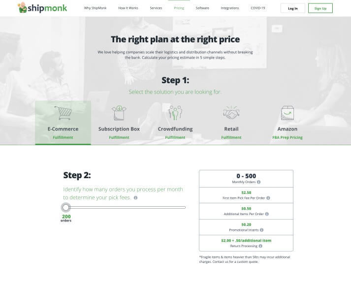 Shipmonk Pricing Shipmonk Pricing