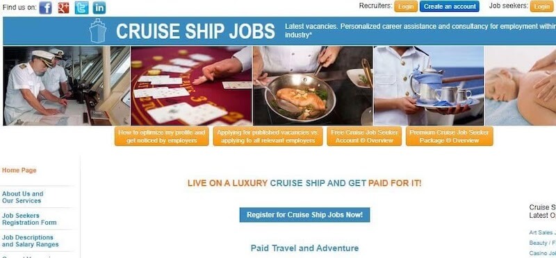 CRUISE Ship Jobs