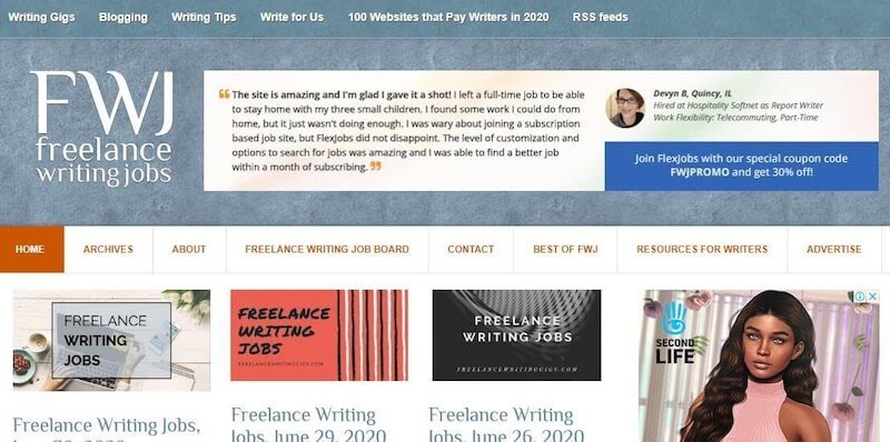 FREELANCE WRITING GIGS