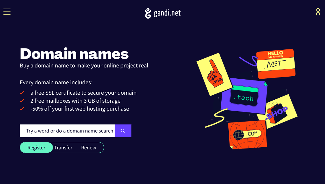 Gandi Domain