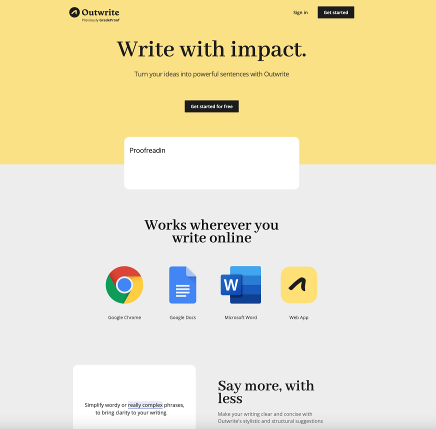 Outwrite Grammar Checker Outwrite Grammar Checker