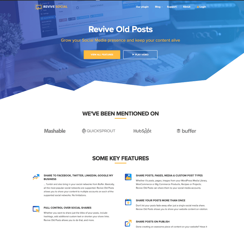 Revive Old Post Revive Old Post