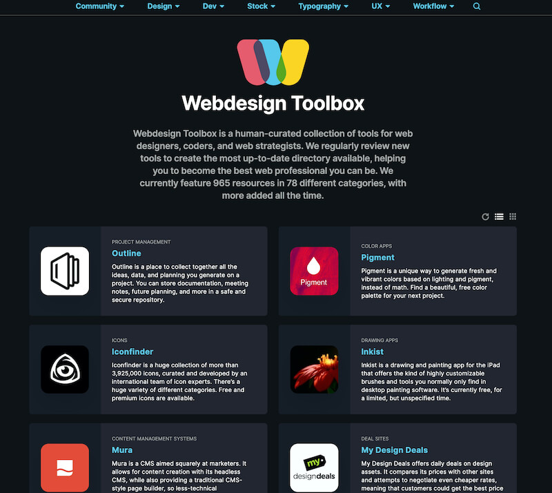 Webdesign Toolbox