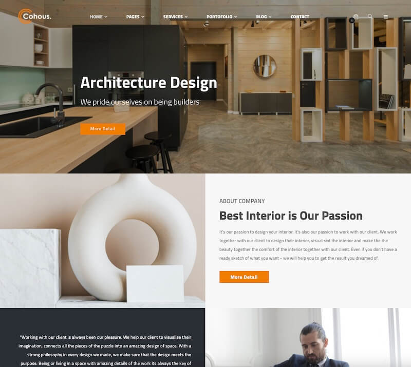 Cohous Interior Design Template