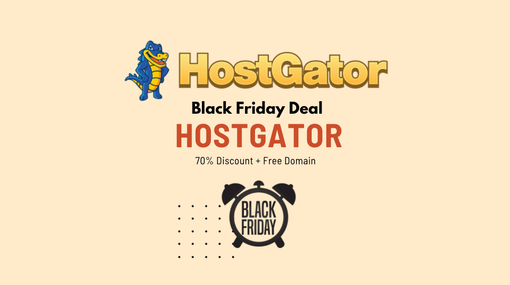 Hostgator Black Friday Deal