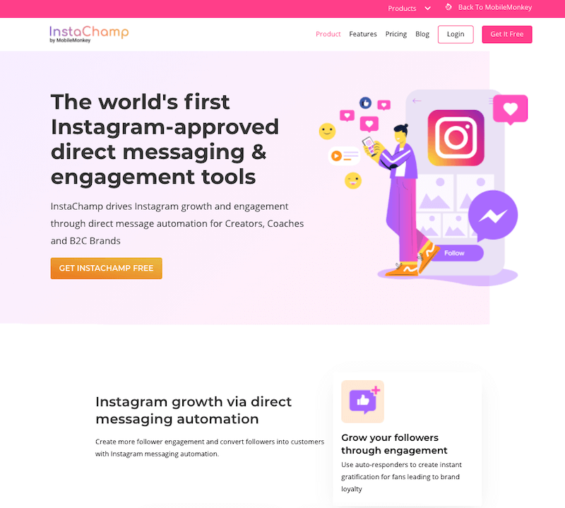 InstaChamp By MobileMonkey InstaChamp By MobileMonkey