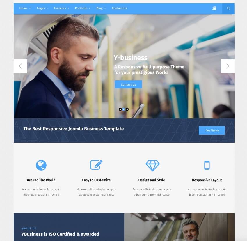 YbusiNess Joomla Business Template YbusiNess Joomla Business Template