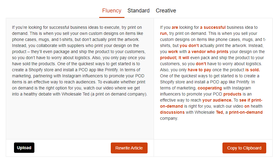 Article Rewrite