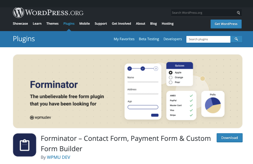 Forminator Plugin Forminator Plugin