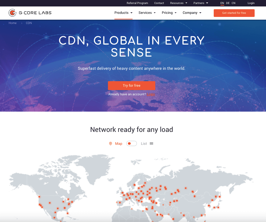 gcorelabs CDN gcorelabs CDN