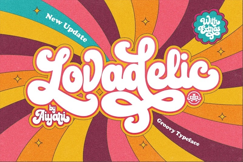 Lovadelic Font