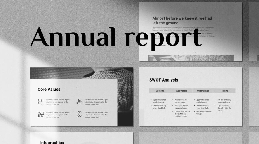 Annual Report – Animated Template