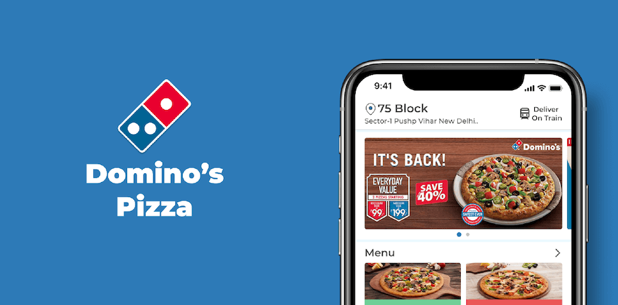 Dominos sale through digital medium Domino’s sale through digital medium