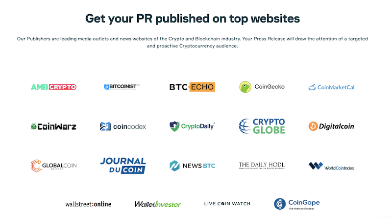 Cointraffic PR distribution