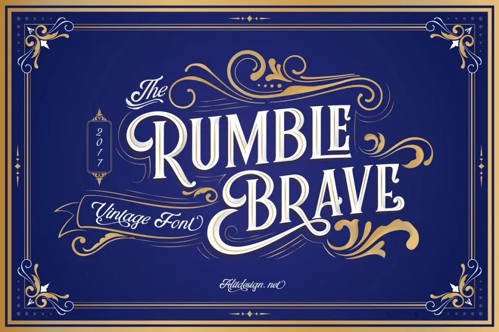 Rumble-Brave-font