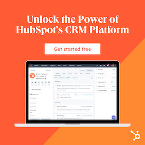 HubSpot CRM-Seitenleiste