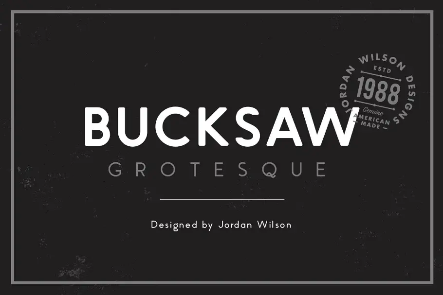 Bucksaw Grotesque