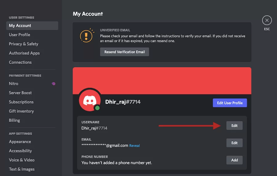 Discord-Username