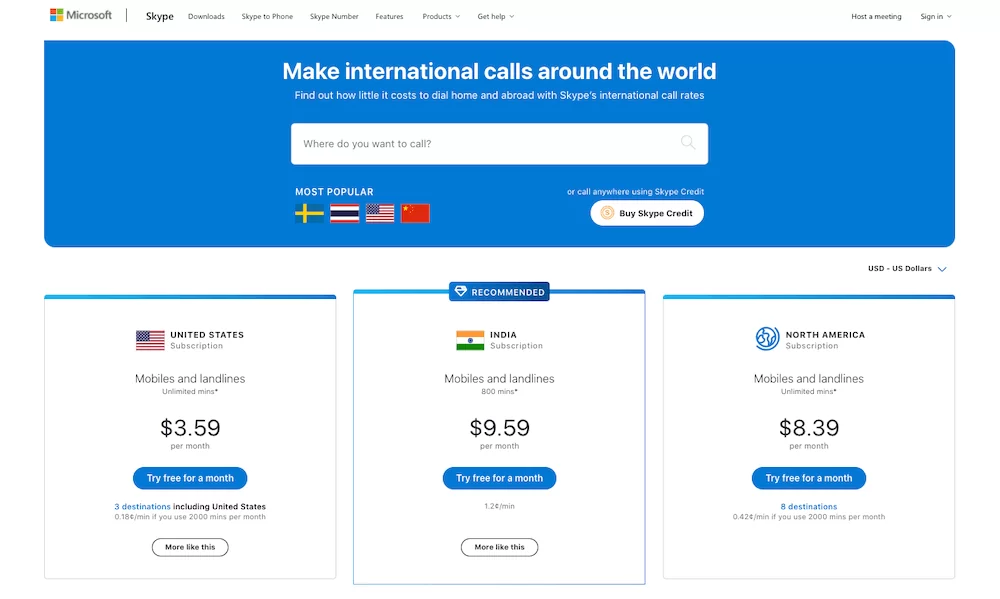 Skype-Pricing