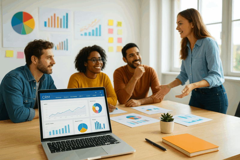 melhor crm para startups saas