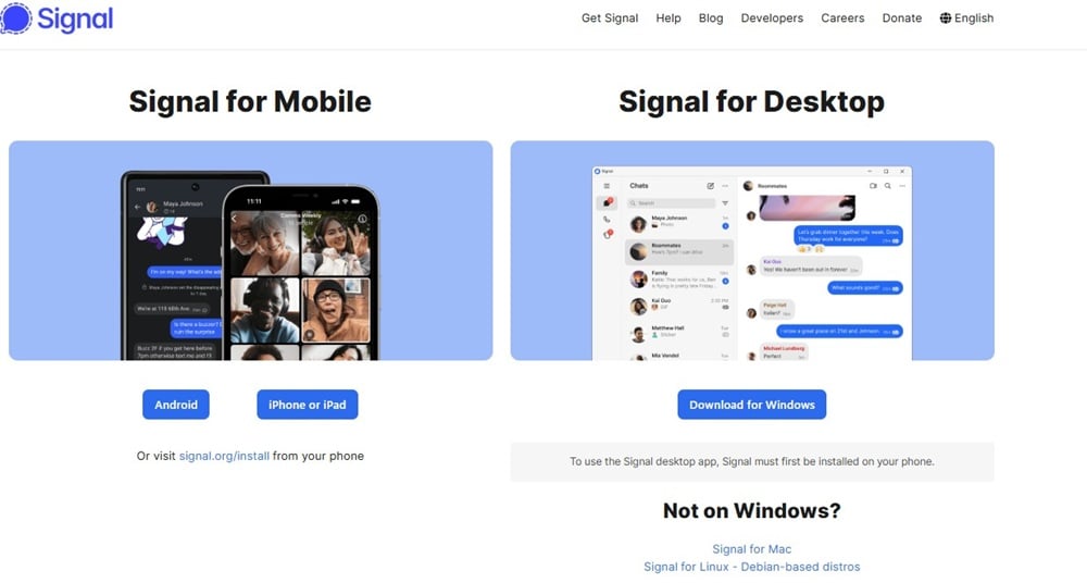 Signal private encrypted messaging app overview
