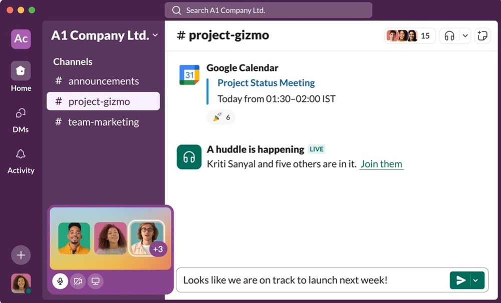 Slack app overview